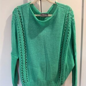 Wooden Ships Green Crew Neck Sweater